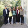 The ROOTed Recovery team with professor of Counseling Psychology Carol Doyle (left).