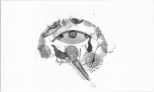 Title: mind's eyeDimensions: 5?x3?Materials: Ink Stamp