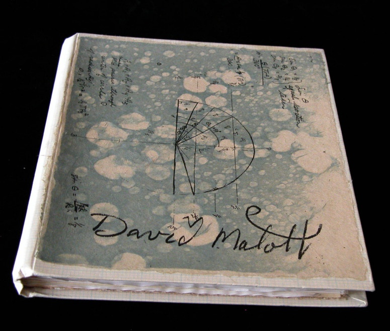 Handmade paper and book by Drew Luan Matott, MFA